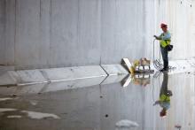 Construction worker for the Panama Canal expansion project