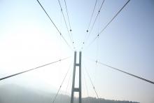 image of bridge cables